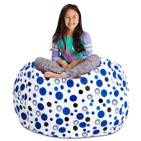 5 STARS UNITED <strong>Stuffed Animal Storage Bean Bag</strong> – Toy <strong>Storage</strong> Organizer and <strong>Bean Bag</strong> Chair for Kids Holds up to 90+ Plush Toys – Cotton Canvas <strong>Bags</strong> Cover for Boys and Girls Ages 4-11, Mint Roses 4. . Stuffed animal storage bean bag
